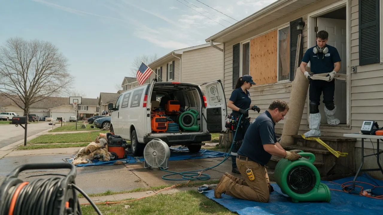 Water Damage Restoration in Zeigler, IL near me